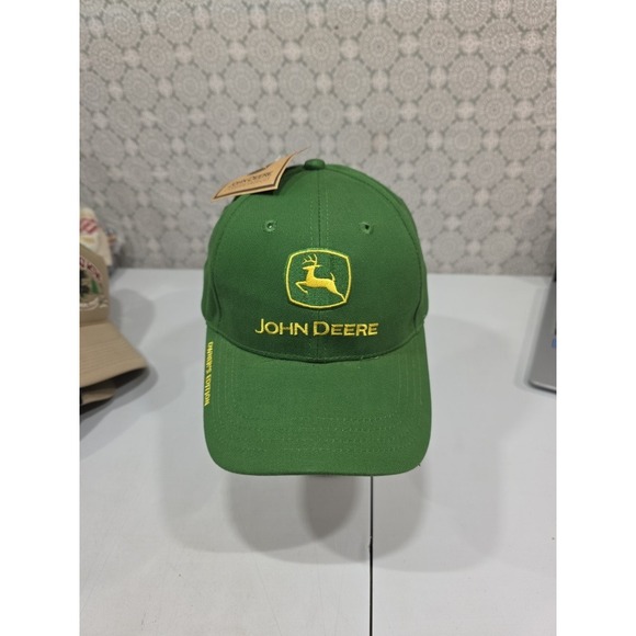 John Deere Other - John Deere Owner's Edition Baseball Cap Green Yellow Embroidered Logo Men's Adj.